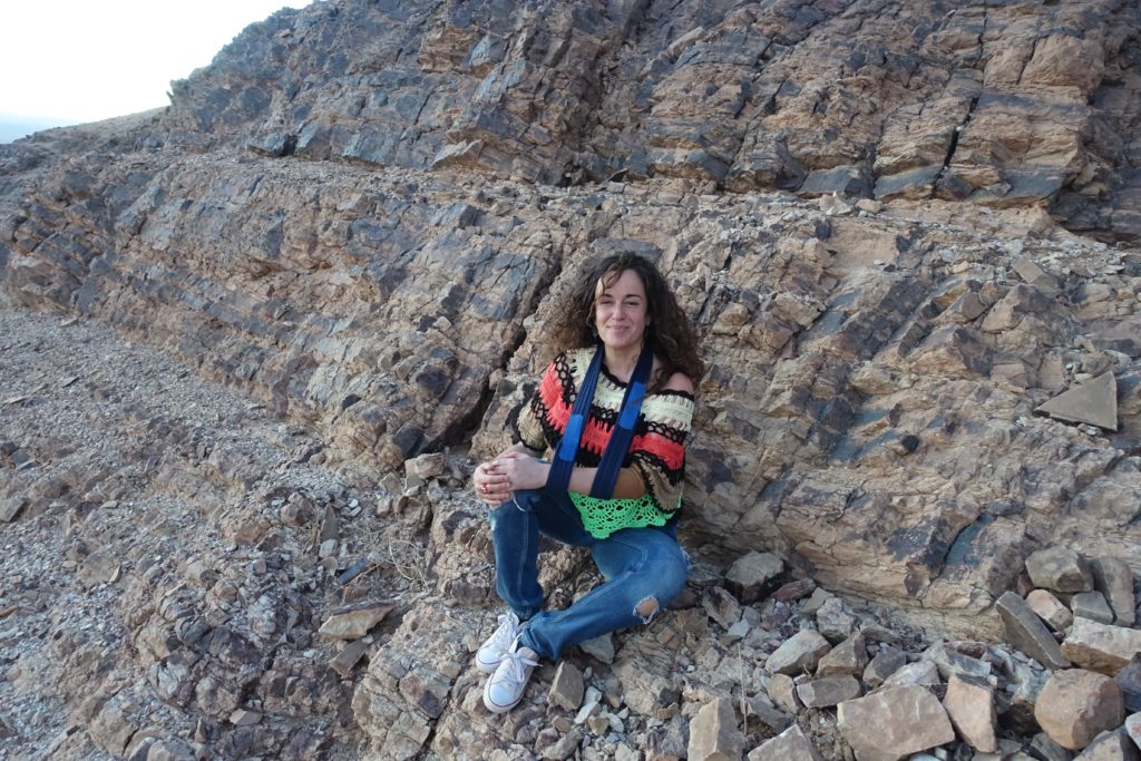 Climing Jbel Zagora with an arm injury