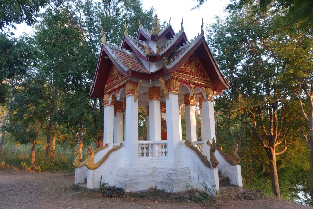 Temple near sunset point in Luang Prabang