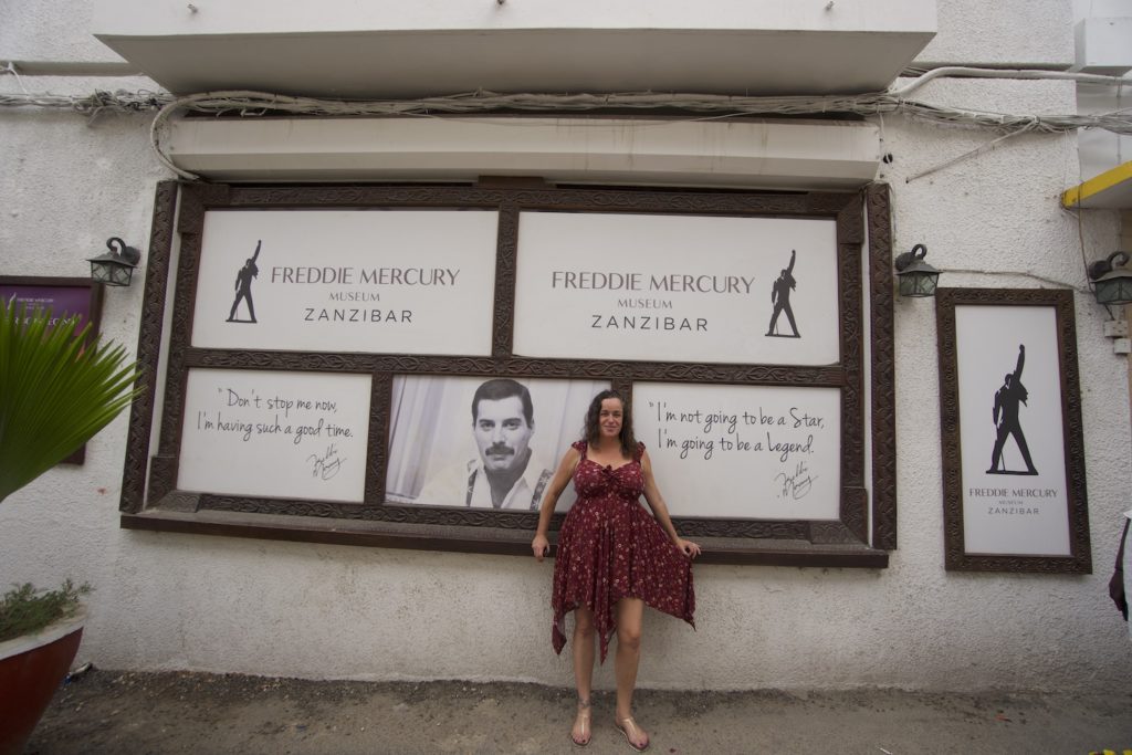 Freddie Mercury house in Stone Town Zanzibar.