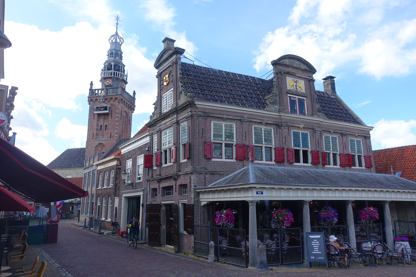 Historical center in Monickendam in the Amsterdam rural area