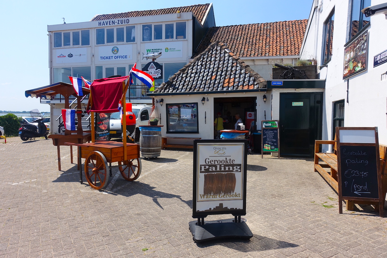Paling and herring shop in Volendam