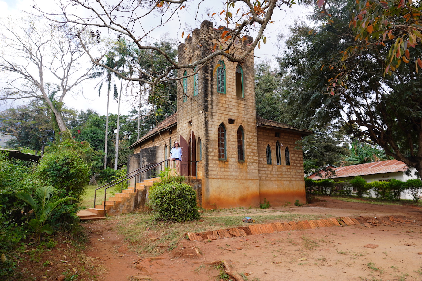 A beautiful church in Morogoro and some trees around